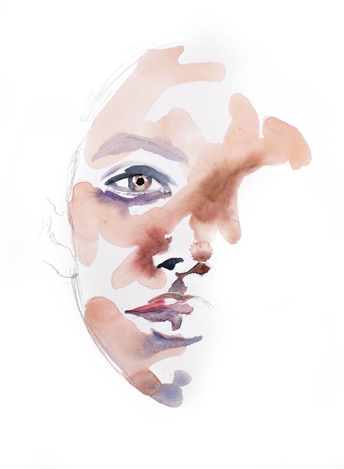 Portrait Study No. 6 by Elizabeth Becker
