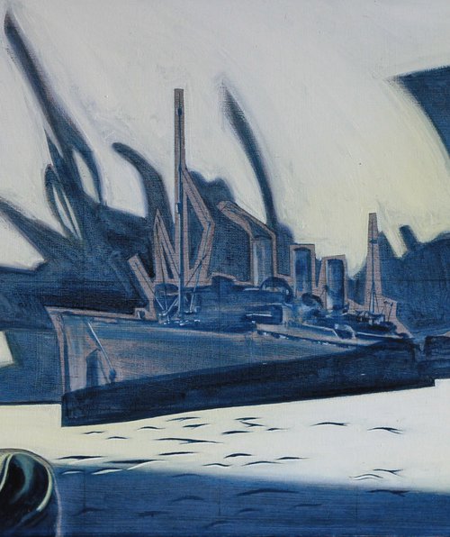 Reflection VI ( Lake Timsah) by David Vincent Wheeler