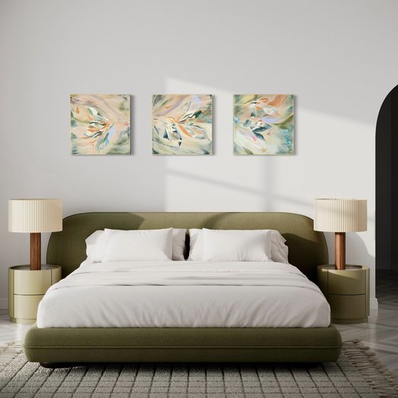 Spring Remembered Triptych