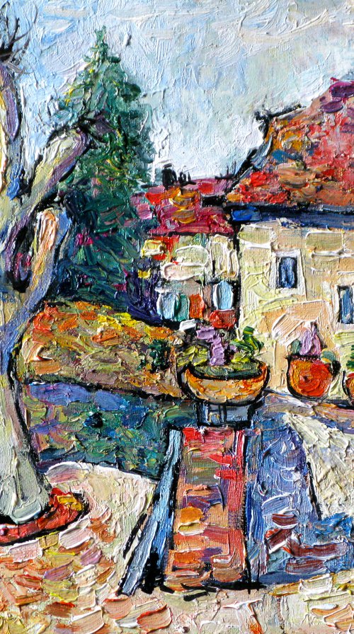 PLATANS IN ÎLE-DE-FRANCE.12. by Nikifor Swiristuhin