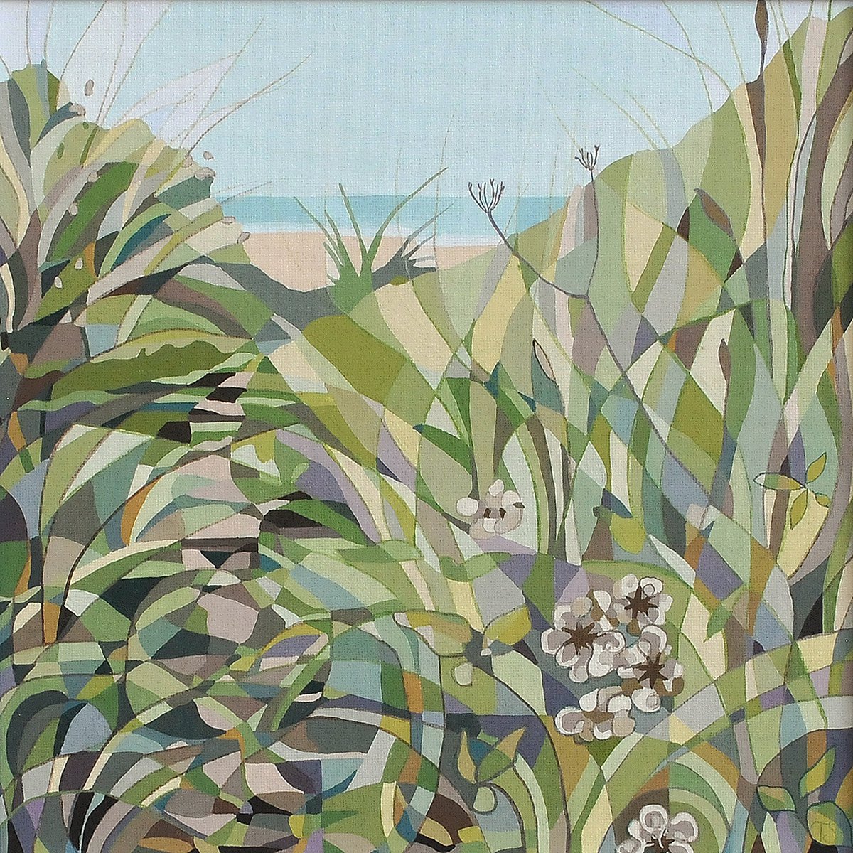 Hidden Depths By Theresa Shaw, 14 X 14, Artwork For Sale On Artfinder