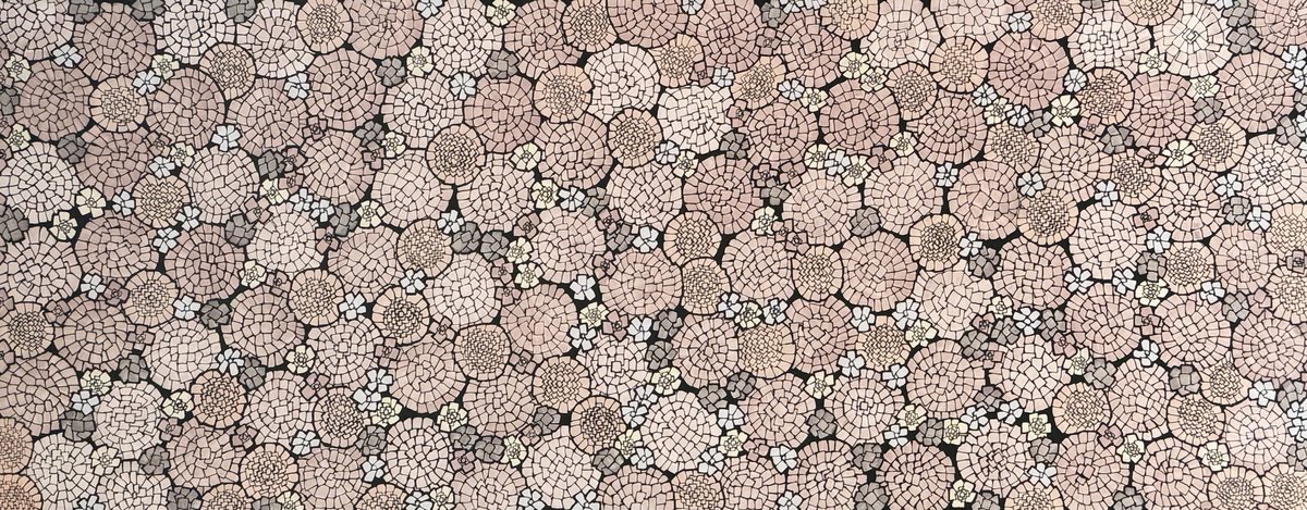 Abstract Botanical Painting By Carol Zsolt, 60 X 24, Inspiration 6406 - Cz24029, Original Artwork