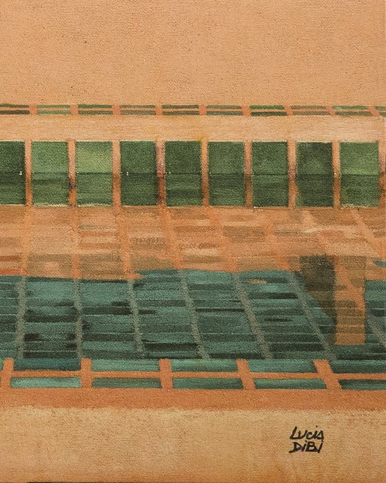 Tramonto in piscina