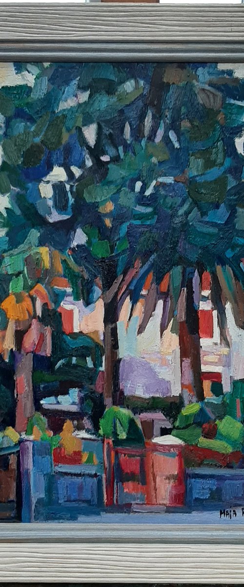 Mediterranean vegetation by Maja Đokić Mihajlović