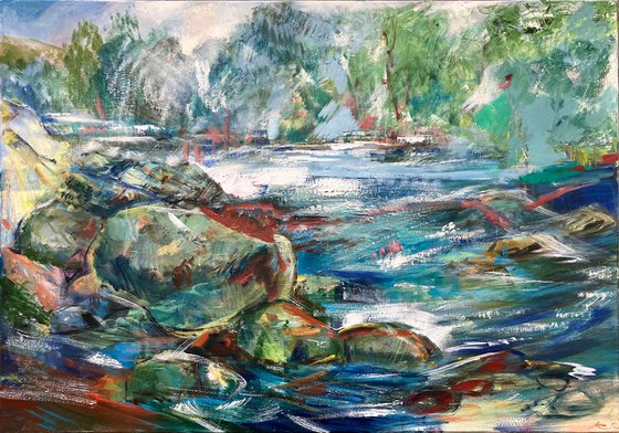 River and rocks