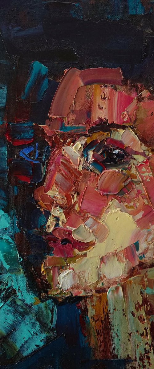 Burning Gaze by Dalia Visockaite Kisieliene