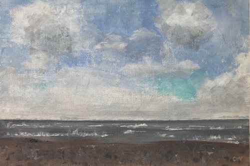 Coastal Blue - North Norfolk Coast - Seascape 5 by Catherine Winget