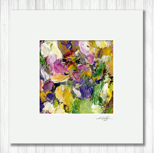 Floral Fall 10 - Floral Abstract Painting by Kathy Morton Stanion by Kathy Morton Stanion