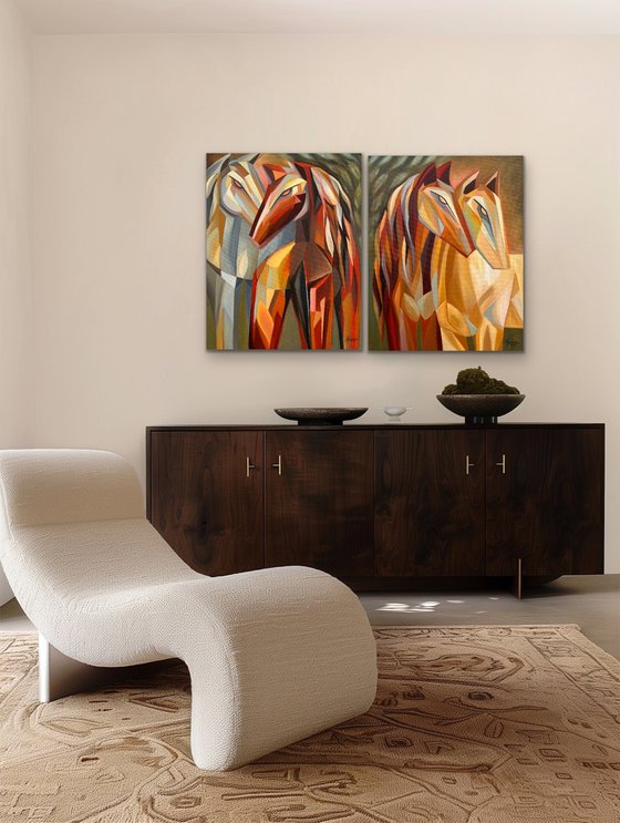 The Unbreakable Connection of Two Horses