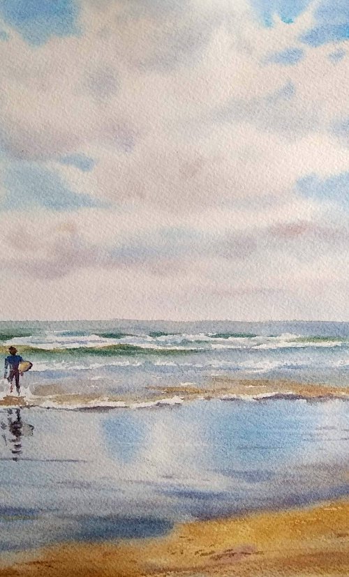 To the waves. by Yulia Krasnov