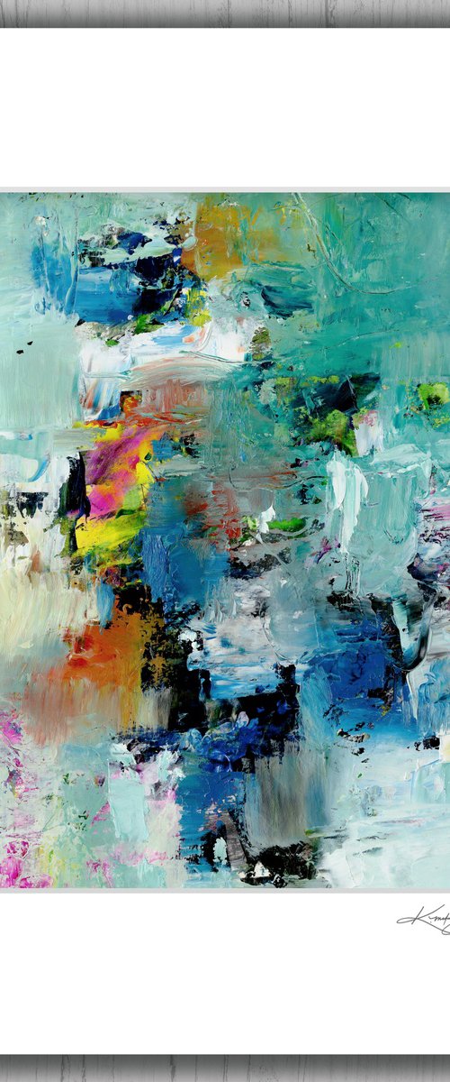 Oil Abstraction 58 - Oil Abstract Painting by Kathy Morton Stanion by Kathy Morton Stanion