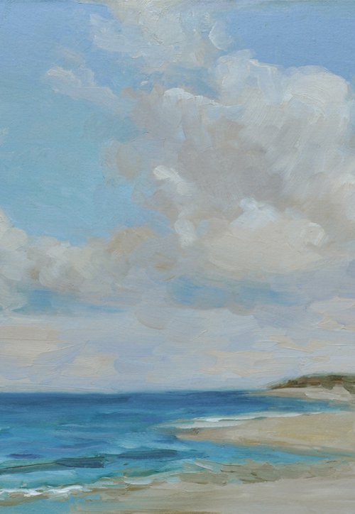 Ocean and clouds by Marina Petukhova