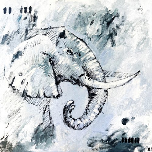 Elephant by Marina Ogai