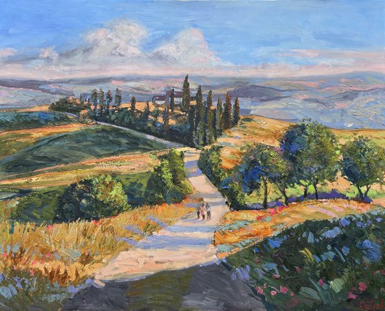 A Road Through Tuscany