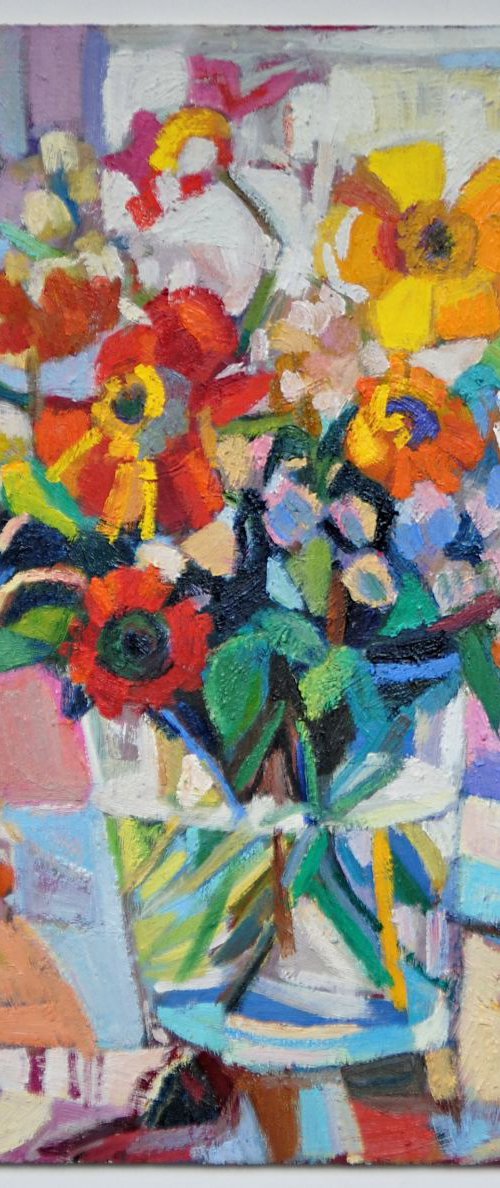 Spring floral composition by Maja Đokić Mihajlović
