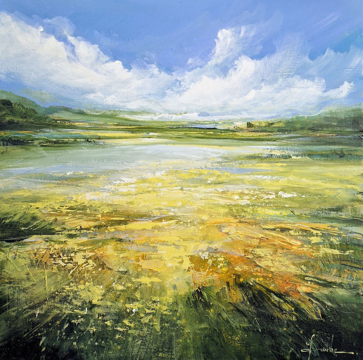  Golden Summer By Irina Laube, 20 X 20, Artwork For Sale On Artfinder