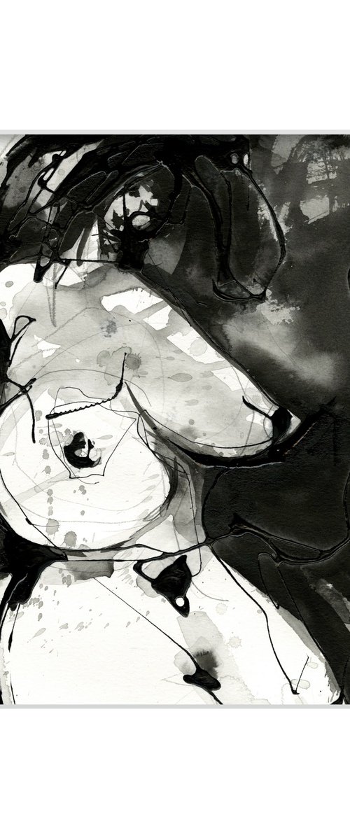 Doodle Nude 7 by Kathy Morton Stanion