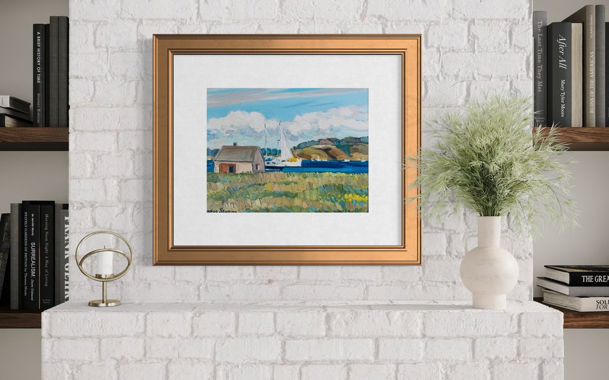 Summer In Stavern By Nadezda Stupina, 14 X 11, Artwork For Sale On Artfinder