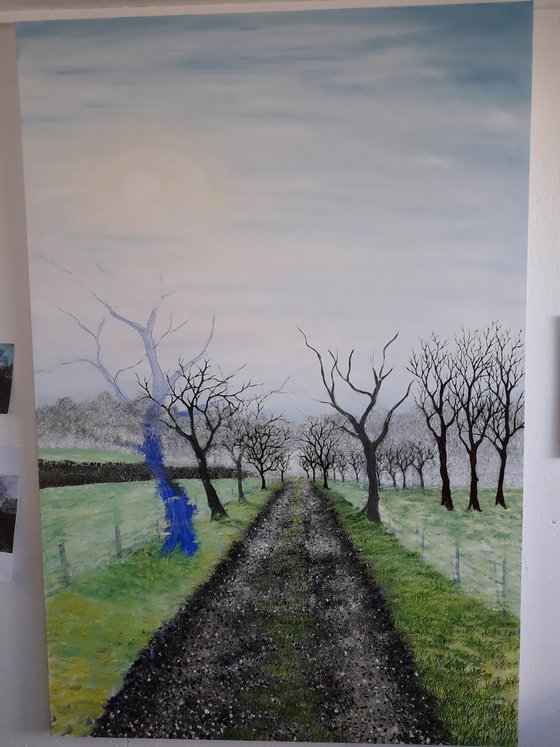 Misty February Morning  150cm x 100cm