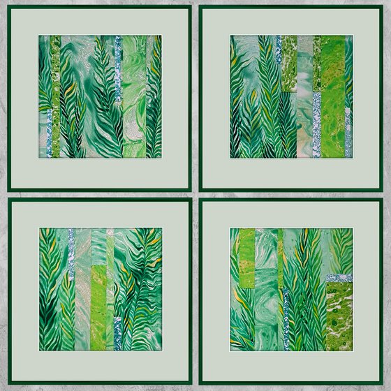 Set of 4 «Tropical Retreat»