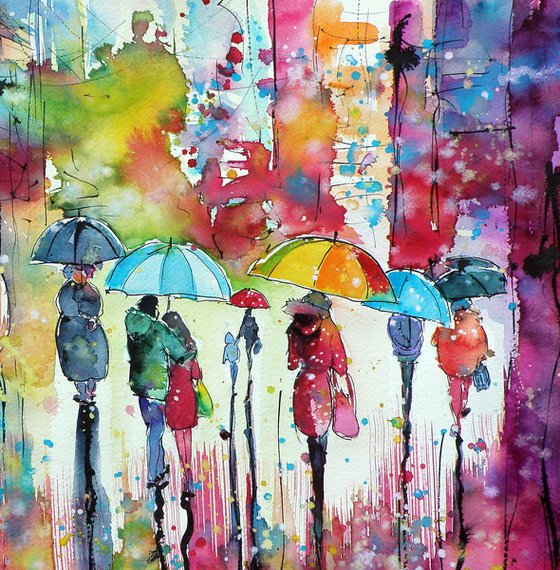 Rain, colors, people... II