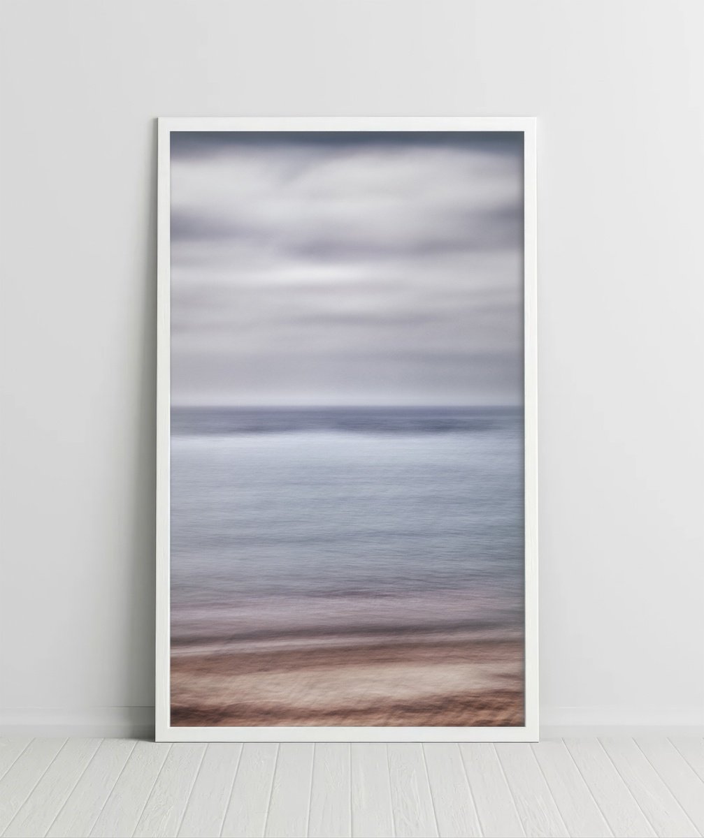 Impressionistic Landscape Photograph By Karim Carella, 32 X 51", The Gulf In Shades (Studio 12), Original Artwork