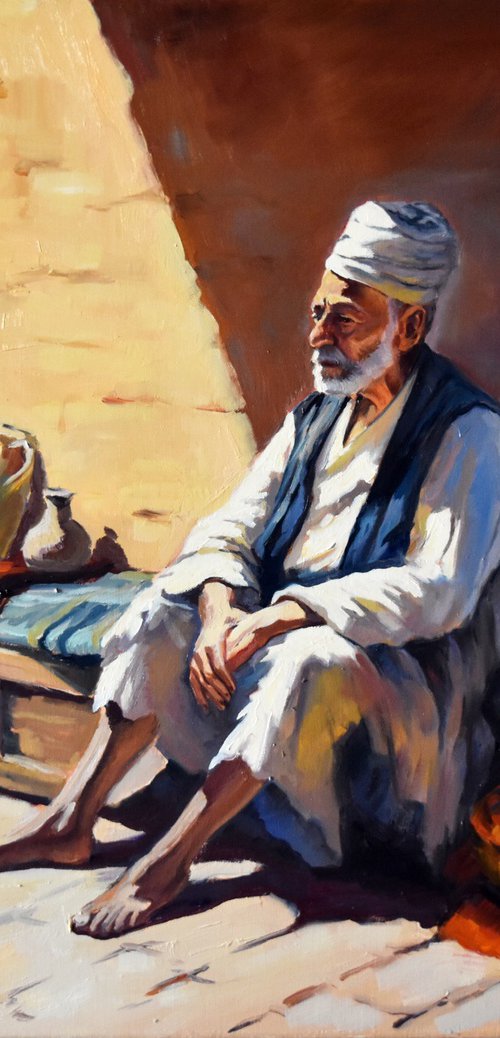 An old man from the East II by Serghei Ghetiu