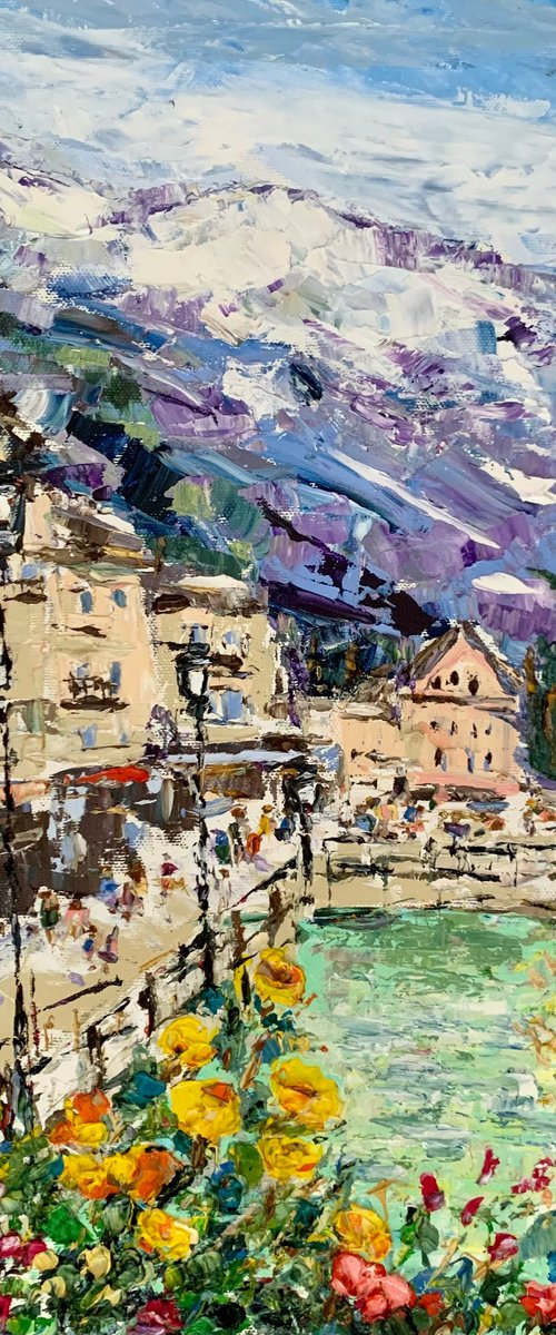 Chamonix, Alpine town in France by Vilma Gataveckienė