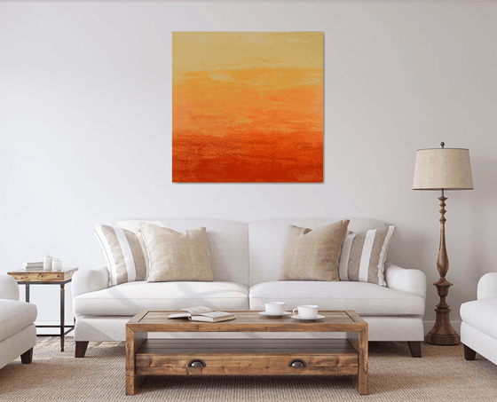 Summer Warmth - Modern Abstract Expressionist Painting