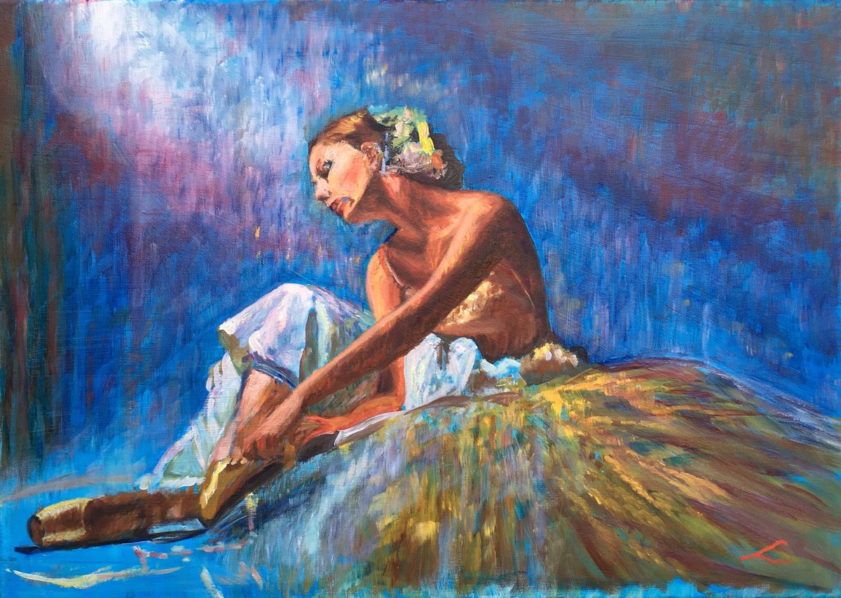 Pause 3 By Elena Sokolova, 28 X 20, Artwork For Sale On Artfinder