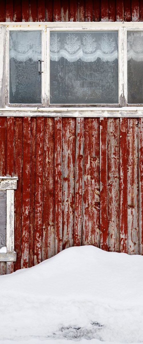 Red Wall in Mosjøen, Norway II by Tom Hanslien