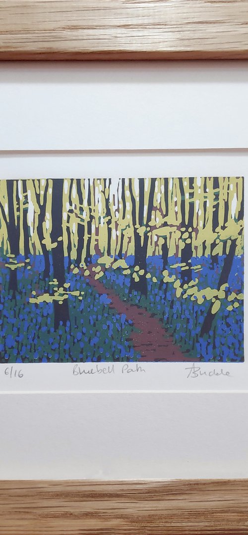 Bluebell Path, framed by Alexandra Buckle
