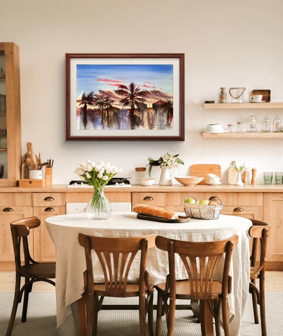 Warm Evening in Sicily Port