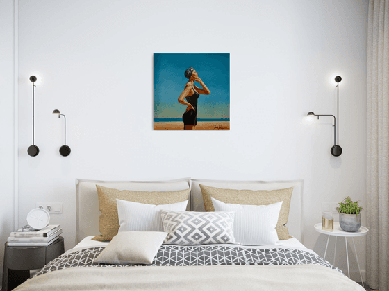 Drying off - in black