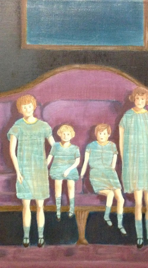 FOUR SISTERS IN FRAME by Leslie Dannenberg