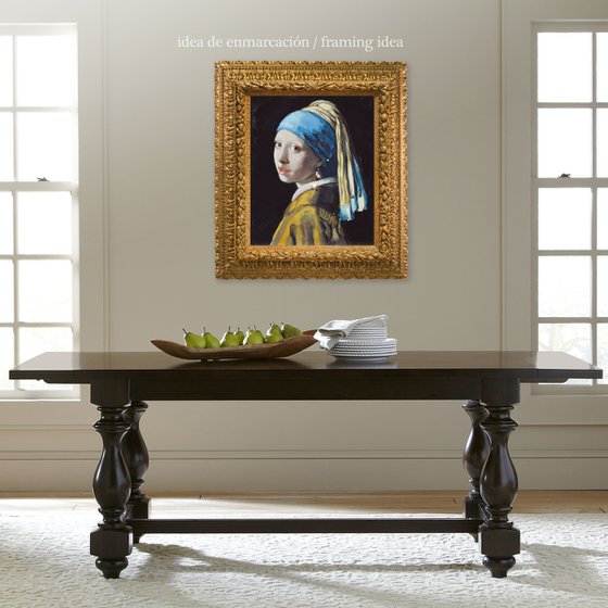 Girl with a Pearl Earring, after Vermeer (L'une 108)