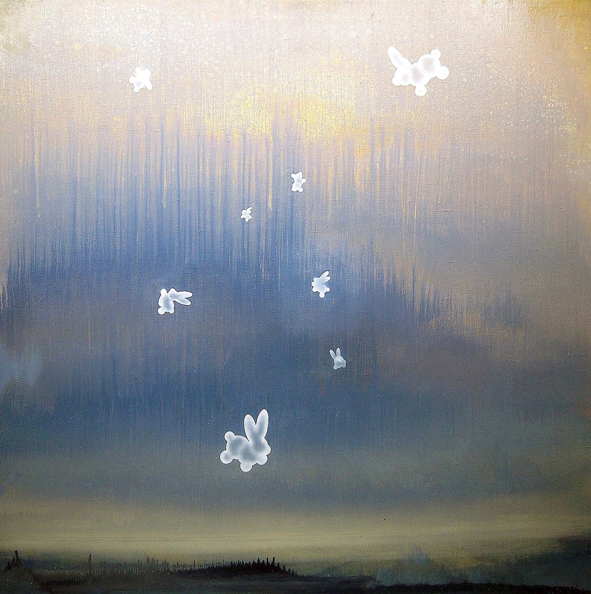 Impressionistic Landscape Oil Painting By Igor Konovalov, 53 X 53, Once Upon A Time In Tibet, Original Artwork