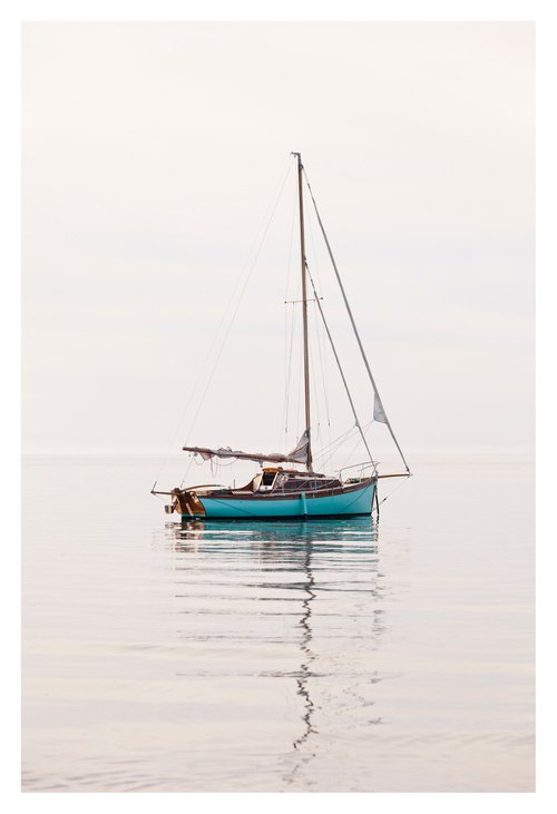 Sailboat in the morning by Ben Schreck