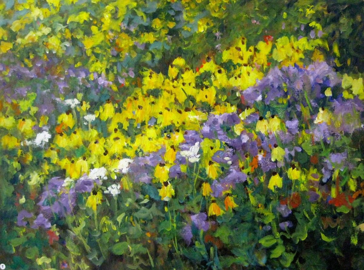Yellow Purple by Ingrid Dohm