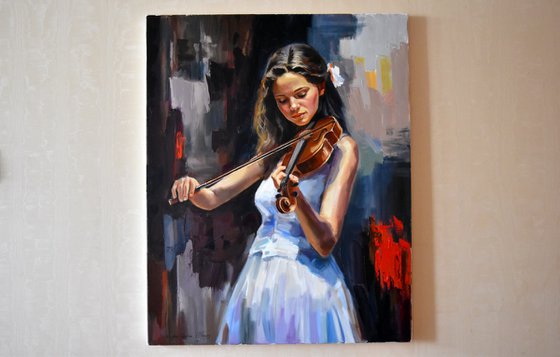 The violin player