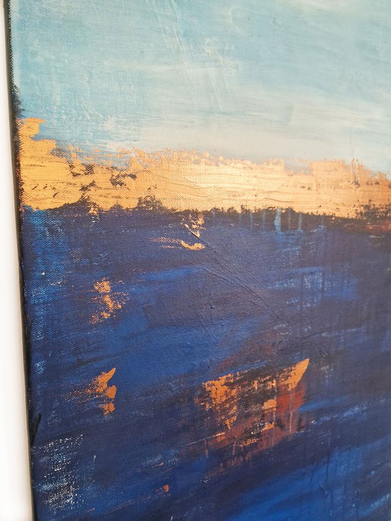 Deep Sea #11 – Bronze in Blue