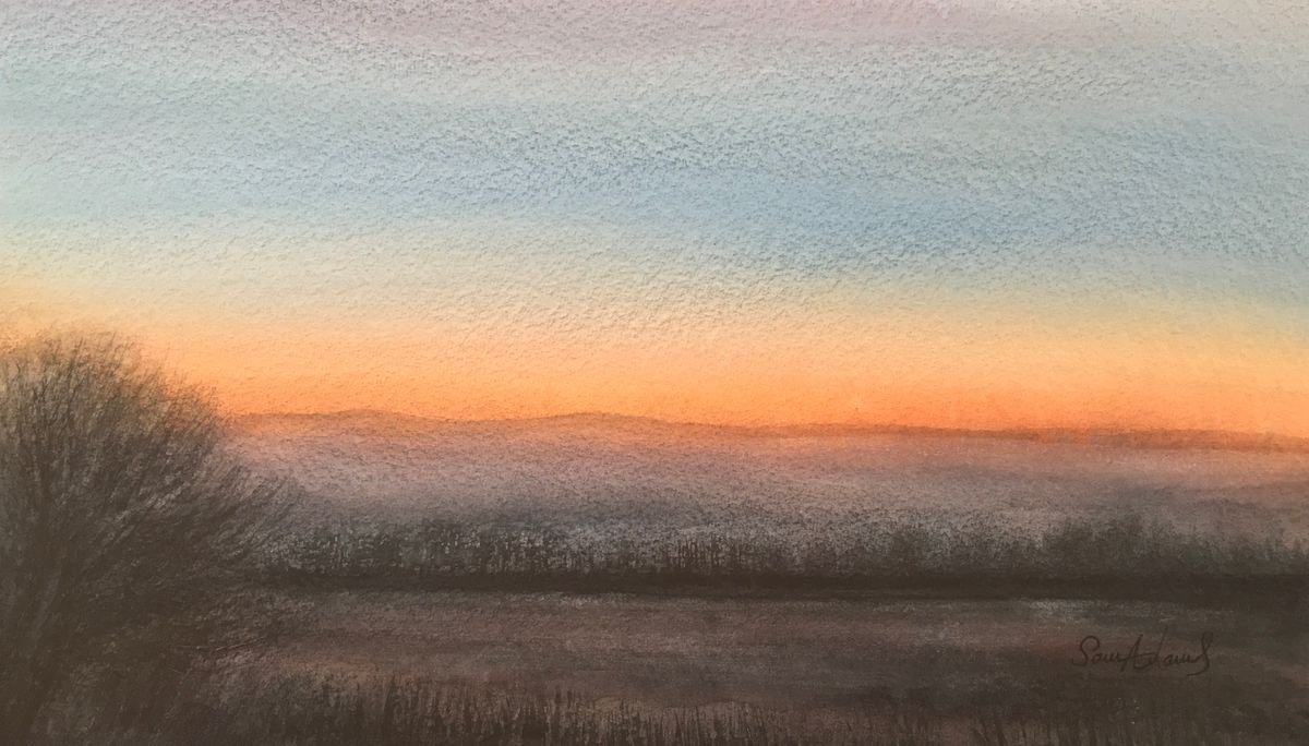  - These cold days - � by Samantha Adams professional watercolorist