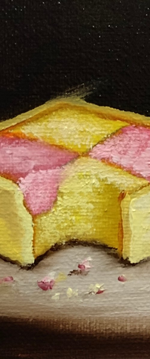 Little Battenberg still life by Jane Palmer Art