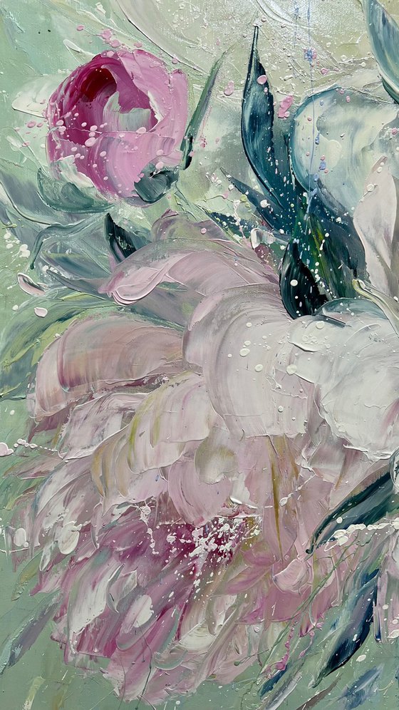 The Gentle Breath of Peonies