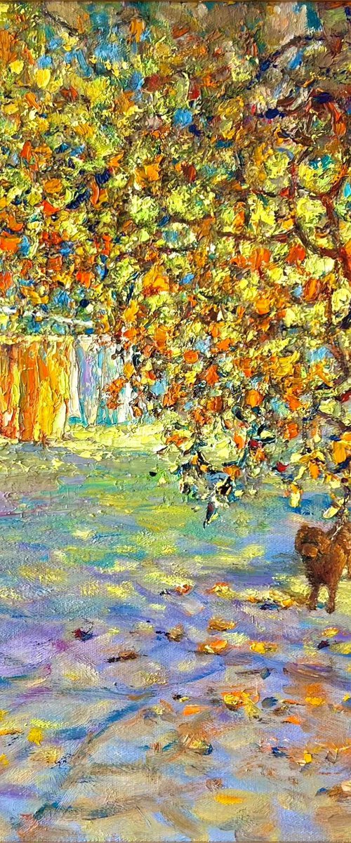 Afternoon Rest in Autumn by Dong Lin Zhang