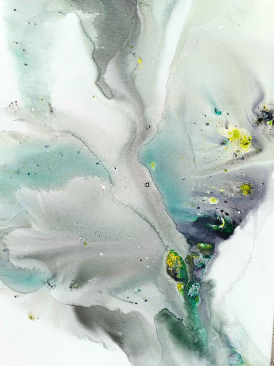 Nature 599 — Abstract Celadon Frond