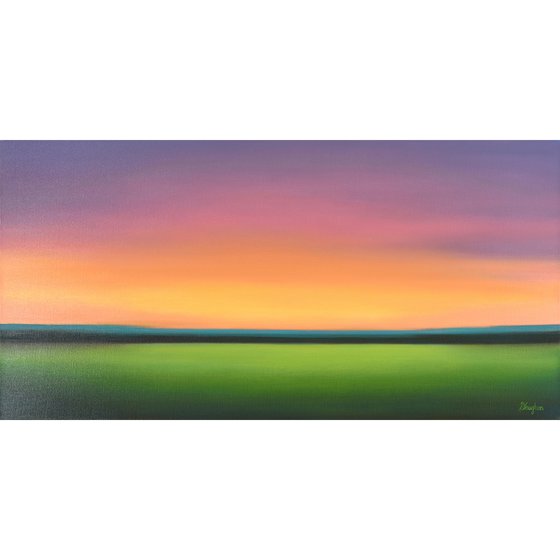 Illuminated Sky - Colorful Abstract Landscape