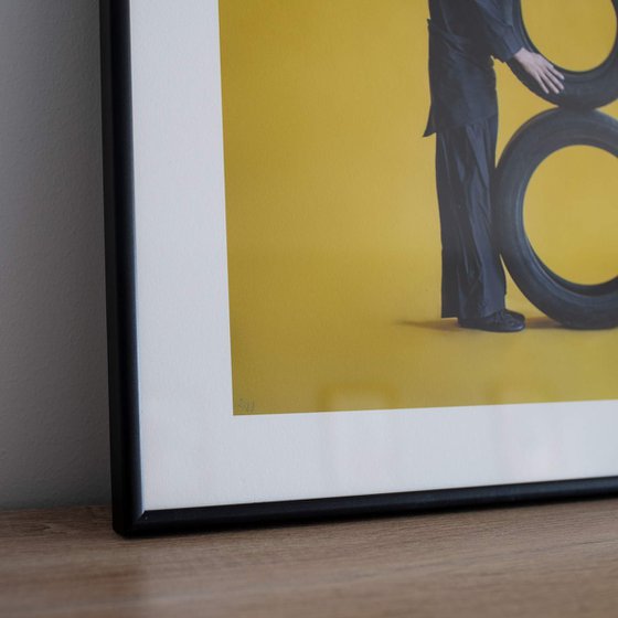Synesthetic Letters - B (Framed)