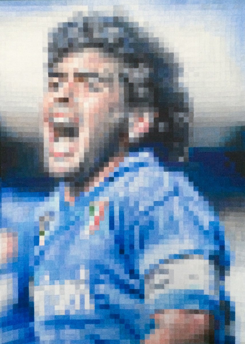 Pixel Maradona by A-criticArt