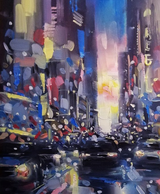 "New York lights"by Artem Grunyka